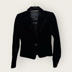 Banana Republic Velvet Blazer - Women’s 0 - Black - New, Great Condt